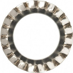 Value Collection - M18 Screw, 19mm ID, Stainless Steel External Tooth Lock Washer - 30mm OD, Uncoated, Grade 316 & Austenitic A4 - Americas Industrial Supply