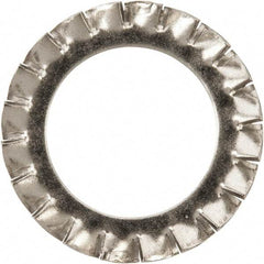 Value Collection - M22 Screw, 23mm ID, Stainless Steel External Tooth Lock Washer - 36mm OD, Uncoated, Grade 316 & Austenitic A4 - Americas Industrial Supply