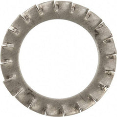 Value Collection - M24 Screw, 25mm ID, Stainless Steel External Tooth Lock Washer - 38mm OD, Uncoated, Grade 316 & Austenitic A4 - Americas Industrial Supply