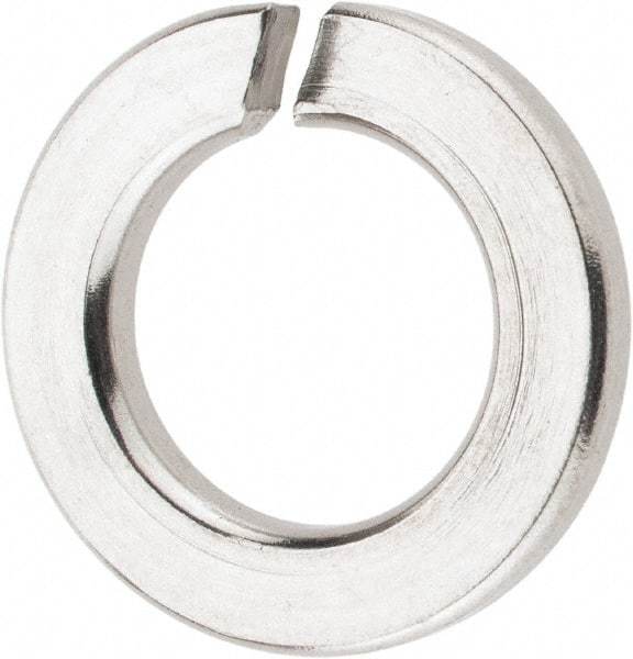 Value Collection - M10, 10.2mm ID, 18.1mm OD, 2.2mm Thick Split Lock Washer - 316 Austenitic Grade A4 Stainless Steel, Uncoated, 10.2mm Min ID, 10.7mm Max ID, 18.1mm Max OD - Americas Industrial Supply