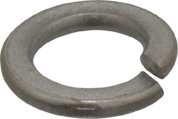Value Collection - M12, 12.2mm ID, 21.1mm OD, 2.5mm Thick Split Lock Washer - 316 Austenitic Grade A4 Stainless Steel, Uncoated, 12.2mm Min ID, 12.7mm Max ID, 21.1mm Max OD - Americas Industrial Supply