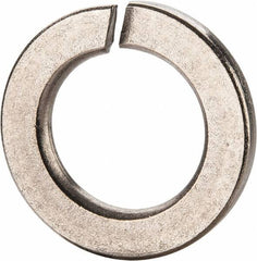 Value Collection - M16, 16.2mm ID, 27.4mm OD, 3.5mm Thick Split Lock Washer - 316 Austenitic Grade A4 Stainless Steel, Uncoated, 16.2mm Min ID, 17mm Max ID, 27.4mm Max OD - Americas Industrial Supply