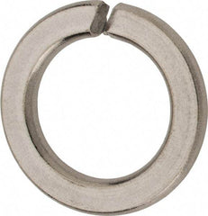 Value Collection - M18, 18.2mm ID, 29.4mm OD, 3.5mm Thick Split Lock Washer - 316 Austenitic Grade A4 Stainless Steel, Uncoated, 18.2mm Min ID, 19mm Max ID, 29.4mm Max OD - Americas Industrial Supply