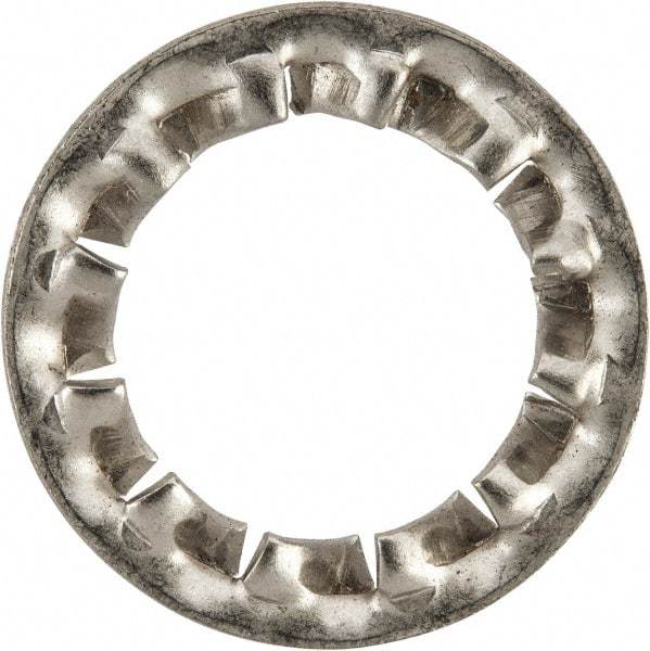 Value Collection - M12 Screw, 13mm ID, Stainless Steel Internal Tooth Lock Washer - 20.5mm OD, Uncoated, Grade 316 & Austenitic A4 - Americas Industrial Supply