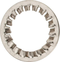 Value Collection - M30 Screw, 31mm ID, Stainless Steel Internal Tooth Lock Washer - 48mm OD, Uncoated, Grade 316 & Austenitic A4 - Americas Industrial Supply