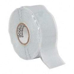 3M - 1" x 30', Gray Silicone Electrical Tape - Series 70, 12 mil Thick - Americas Industrial Supply