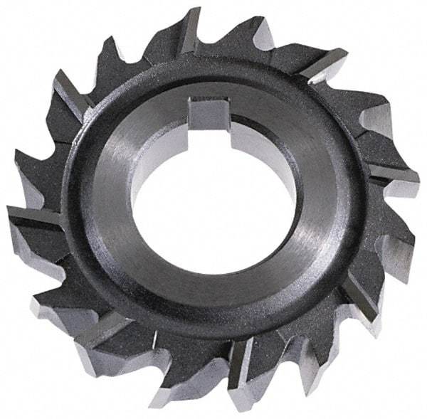 Keo - 4" Diam x 1-1/8" Width of Cut, 18 Teeth, High Speed Steel Side Milling Cutter - Staggered Teeth, Uncoated - Americas Industrial Supply