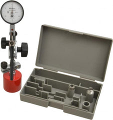 Mitutoyo - 0.0005" Graduation, 0-15-0 Dial Reading, Indicator & Base Kit - 1-1/2" Dial Diam - Americas Industrial Supply