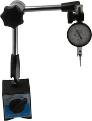 Mitutoyo - Dial Indicator & Base Kit - 2" Base Length x 2-1/4" Base Width x 2-1/4" Base Height - Americas Industrial Supply
