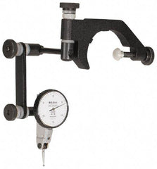 Mitutoyo - 0.0005" Graduation, 0.03" Max Meas, 0-15-0 Dial Reading, Indicator & Base Kit - 1-1/2" Dial Diam - Americas Industrial Supply