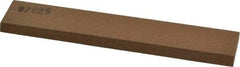 Made in USA - 6" Long x 1" Wide x 1/4" Thick, Aluminum Oxide Sharpening Stone - Rectangle, Medium Grade - Americas Industrial Supply
