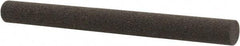 Made in USA - 4" Long x 3/8" Diam x 3/8" Thick, Aluminum Oxide Sharpening Stone - Round, Coarse Grade - Americas Industrial Supply