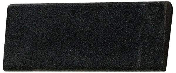 Made in USA - 4-1/2" Long x 1-3/4" Diam x 1/2" Thick, Silicon Carbide Sharpening Stone - Round, Coarse Grade - Americas Industrial Supply