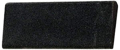 Made in USA - 4-1/2" Long x 1-3/4" Diam x 3/8" Thick, Aluminum Oxide Sharpening Stone - Round, Coarse Grade - Americas Industrial Supply