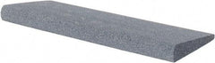 Made in USA - 4-1/2" Long x 1-3/4" Diam x 3/8" Thick, Silicon Carbide Sharpening Stone - Round, Medium Grade - Americas Industrial Supply