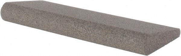 Made in USA - 4-1/2" Long x 1-3/4" Diam x 1/2" Thick, Aluminum Oxide Sharpening Stone - Round, Coarse Grade - Americas Industrial Supply