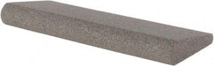 Made in USA - 4-1/2" Long x 1-3/4" Diam x 1/2" Thick, Aluminum Oxide Sharpening Stone - Round, Coarse Grade - Americas Industrial Supply