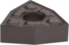 Iscar - WNMG431 TF Grade IC907 Carbide Turning Insert - 80° Trigon, 1/2" Inscr Circle, 3/16" Thick, 1/64" Corner Radius - Americas Industrial Supply