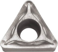 Kyocera - TCMT21.52 HP Grade TN60 Cermet Turning Insert - Uncoated, 60° Triangle, 1/4" Inscr Circle, 3/32" Thick, 1/32" Corner Radius - Americas Industrial Supply