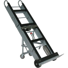 Wesco Industrial Products - 550 Lb Capacity 61" OAH Appliance Hand Truck - 5 x 24" Base Plate, Dual Loop Handle, Steel, Mold-On Rubber Wheels - Americas Industrial Supply