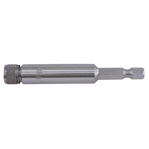 Screw Cap Bit Holder with O-Ring 1/4″ Stainless Steel & Non Magnetic For Insert Bits 2.4″ Oal - Americas Industrial Supply