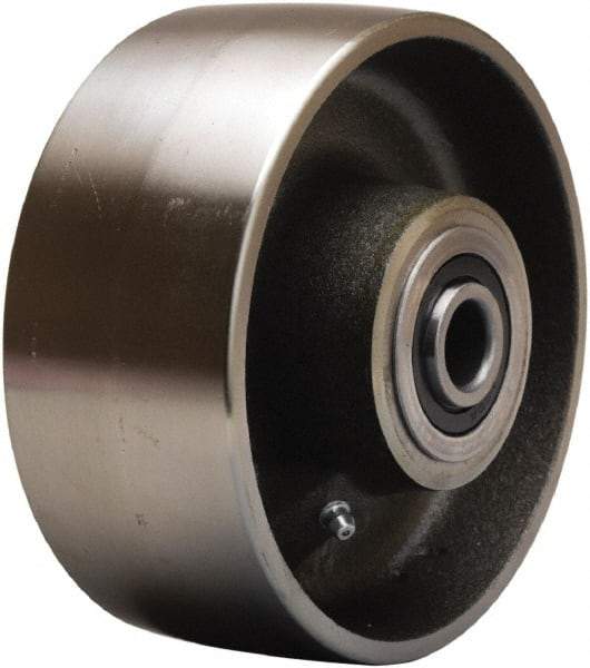Hamilton - 6 Inch Diameter x 2-1/2 Inch Wide, Forged Steel Caster Wheel - 3,500 Lb. Capacity, 3-1/4 Inch Hub Length, 3/4 Inch Axle Diameter, Precision Ball Bearing - Americas Industrial Supply