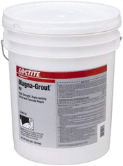 Loctite - 640 Fluid Ounce Container, Gray, Tub Magnesium Phosphate Construction Adhesive - Series Magna-Grout, 15 to 22 min Fixture Time, Indoor, Outdoor - Americas Industrial Supply