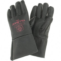 TILLMAN - Welder's & Heat Protective Gloves - CTN LINE LRG BLK 1/PR TOP GRAIN PIGSKIN MIG GLV - Americas Industrial Supply