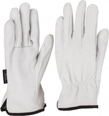 MCR Safety - Size 3XL Goatskin General Protection Work Gloves - For Work & Driver, Uncoated, Slip-On Cuff, White, Paired - Americas Industrial Supply
