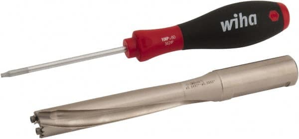 Sumitomo - 16.51 to 17.5mm Diam, 3xD, 3.78" Max Depth, 3/4" Shank Diam, 4.693" Flute, 6.693" OAL, Replaceable Tip Drill - Series SMD - Americas Industrial Supply