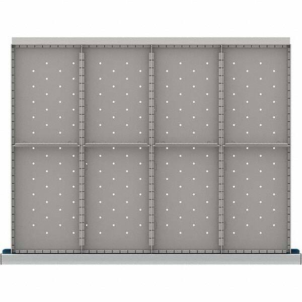 LISTA - 8-Compartment Drawer Divider Layout for 3.15" High Drawers - Americas Industrial Supply