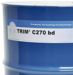 Master Fluid Solutions - Trim C270, 54 Gal Drum Cutting & Grinding Fluid - Synthetic, For Drilling, Reaming, Tapping - Americas Industrial Supply