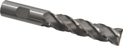 Minicut International - 3/4", 3" LOC, 3/4" Shank Diam, 5-1/4" OAL, 4 Flute, Powdered Metal Square End Mill - Americas Industrial Supply