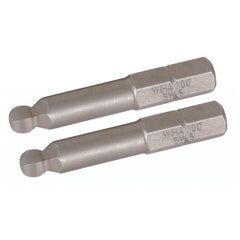 Ball End Hex Metric Long Insert Bit 3.0mm × 38mm (2 Bit Pack) - Americas Industrial Supply
