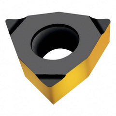 Walter - WCGT21.50.5 X5 Grade WAK15 Carbide Boring Insert - TiCN/Al2O3/TiN Finish, Trigon, 1/4" Inscr Circle, 3/32" Thick, 0.008" Corner Radius - Americas Industrial Supply