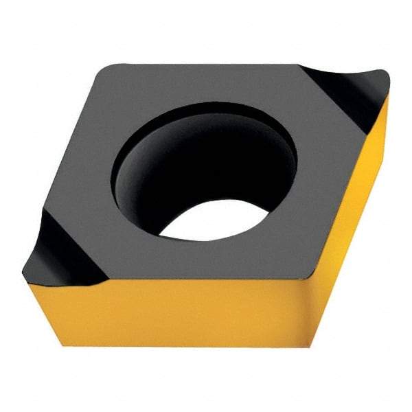 Walter - CPGT731 X5 Grade WTP35 Carbide Boring Insert - TiCN/TiN Finish, Diamond, 7/8" Inscr Circle, 3/16" Thick, 1/64" Corner Radius - Americas Industrial Supply