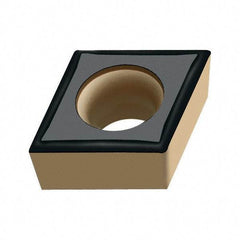 Walter - CCGT21.51 PF5 Grade WPP20 Carbide Turning Insert - TiCN/Al2O3/TiN Finish, 80° Diamond, 1/4" Inscr Circle, 3/32" Thick, 1/64" Corner Radius - Americas Industrial Supply