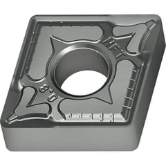 Walter - CNGG431 NFT Grade WS10 Carbide Turning Insert - Uncoated, 80° Diamond, 1/2" Inscr Circle, 3/16" Thick, 1/64" Corner Radius - Americas Industrial Supply