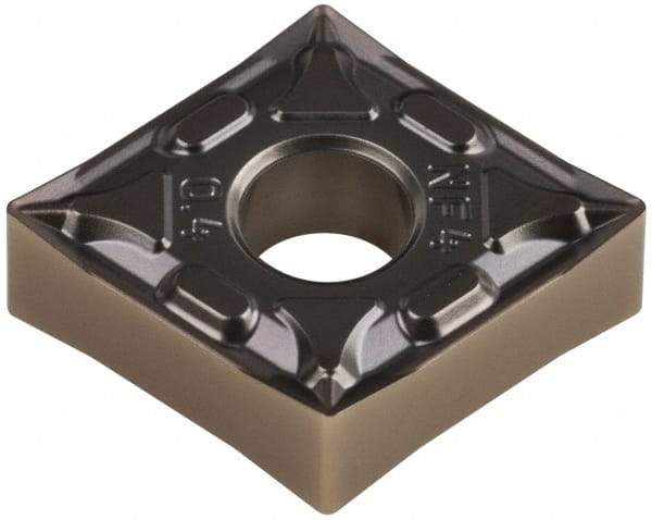 Walter - DNMG332 NM5 Grade WAK20 Carbide Turning Insert - TiCN/Al2O3/TiN Finish, Diamond, 3/8" Inscr Circle, 3/16" Thick, 1/32" Corner Radius - Americas Industrial Supply
