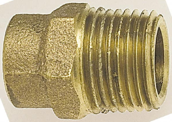 NIBCO - 2 x 1-1/2" Cast Copper Pipe Adapter - C X M, Pressure Fitting - Americas Industrial Supply