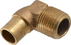 NIBCO - 1/2" Cast Copper Pipe 90° Elbow - FTG x M, Pressure Fitting - Americas Industrial Supply