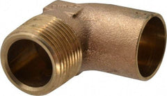 NIBCO - 1" Cast Copper Pipe 90° Elbow - C X M, Pressure Fitting - Americas Industrial Supply
