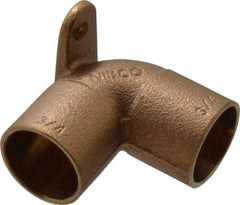 NIBCO - 3/4" Cast Copper Pipe 90° Drop Ear Elbow - C x C, Pressure Fitting - Americas Industrial Supply