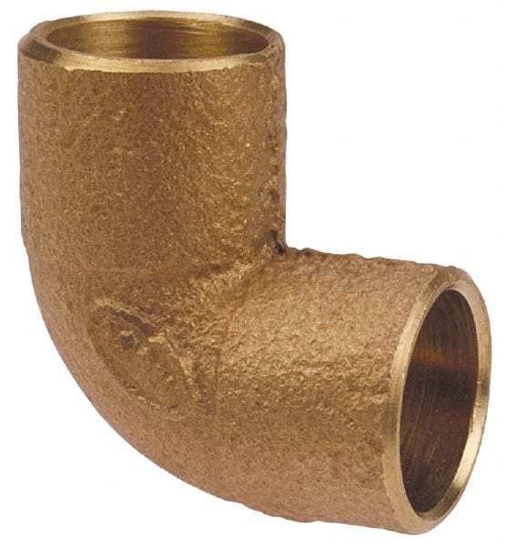 NIBCO - 3 x 2-1/2" Cast Copper Pipe 90° Close Rough Elbow - C x C, Pressure Fitting - Americas Industrial Supply