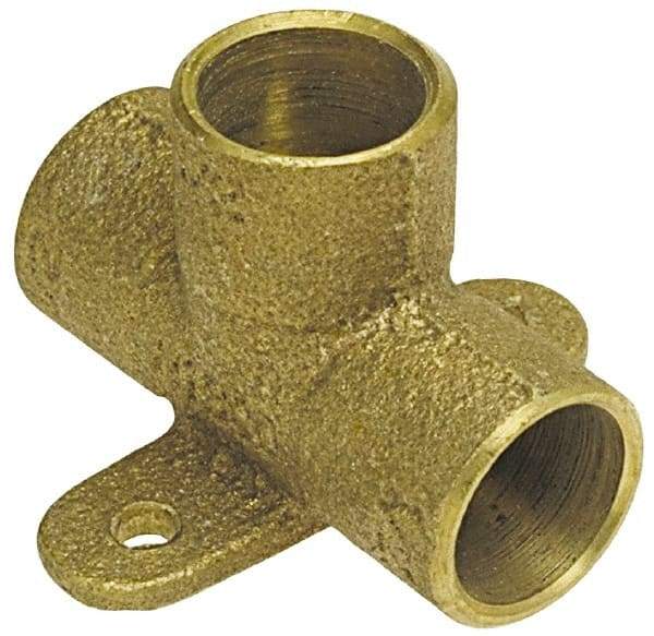 NIBCO - 1/2" Cast Copper Pipe Drop Tee - C x C x C, Pressure Fitting - Americas Industrial Supply