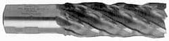 Minicut International - 1-1/4", 2" LOC, 1-1/4" Shank Diam, 4-1/2" OAL, 6 Flute, Powdered Metal Square End Mill - Americas Industrial Supply