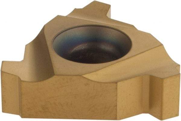 Seco - 27ER External Right Hand 4 Stub Acme Laydown Threading Insert - Grade CP500, TiAlN/TiN Coated Carbide, 15.88mm Inscribed Circle - Americas Industrial Supply