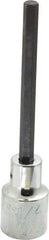Proto - 1/2" Drive, 1/4" Hex Bit Socket - 4-5/8" OAL, 3-1/8" Bit Length, Long Hex Bit Socket - Americas Industrial Supply