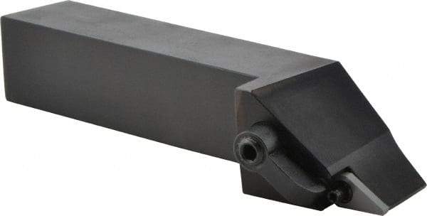 Seco - MVJN, Left Hand Cut, 93° Lead Angle, 1" Shank Height x 1" Shank Width, Negative Rake Indexable Turning Toolholder - 6" OAL, VNMG 332 Insert Compatibility, Series Multi-Directional Turning (MDT) - Americas Industrial Supply
