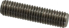 Dan-Loc Bolt & Gasket - 1/2-13 2" OAL Fully Threaded Stud - Stainless Steel, Plain Finish - Americas Industrial Supply